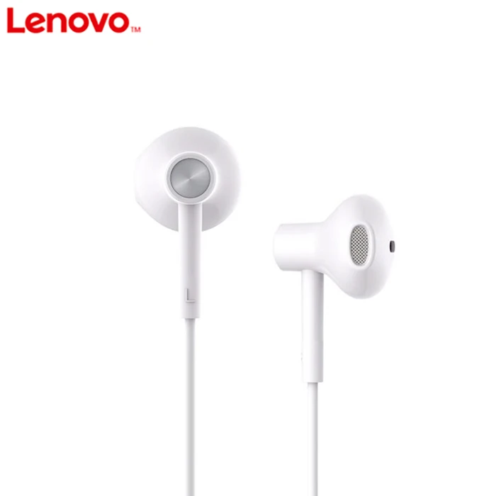 Совершенно новые наушники Lenovo планшетофон Hi Fi вкладыши с микрофоном стерео бас