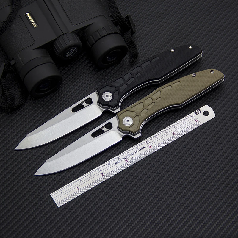 Шарикоподшипник складные Ножи D2 Сталь утилита карман EDC Открытый Инструменты