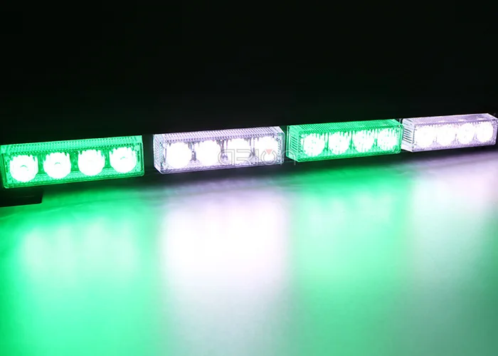 Green White Green... 35," 96 W 32 светодиодный автомобиль грузовик советник по трафику светодиодный строблампа предупреждение свет бар пожарные полицейские аварийно-спасательных работ, противотуманные фары лампа диммируемая 13 режимов - Цвет: Green White Green...