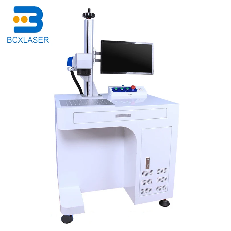 100W laser marking machine  for electronic components with Ezcard Control Software Raycus