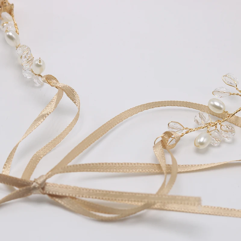 Повязка на голову с искусственным жемчугом для невесты | Украшения и аксессуары