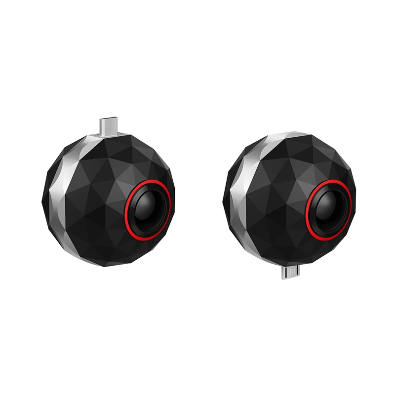 Magicsee 3K HD mini 360 камера live панорамная камера портативная карманная VR камера с двумя объективами камера 360 для телефонов type-c/Micro usb