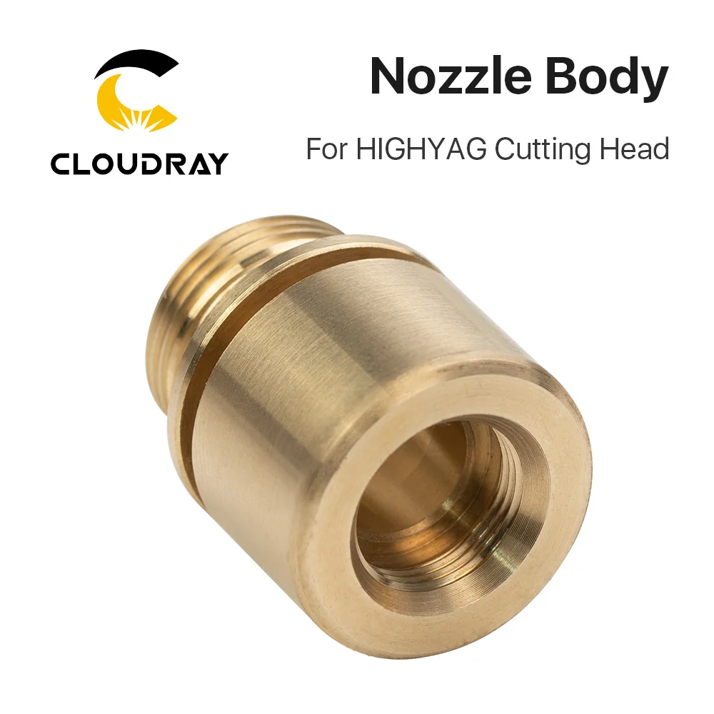 Корпус сопла лазера Cloudray для волоконной лазерной режущей головки HIGHYAG D19 мм h23.5