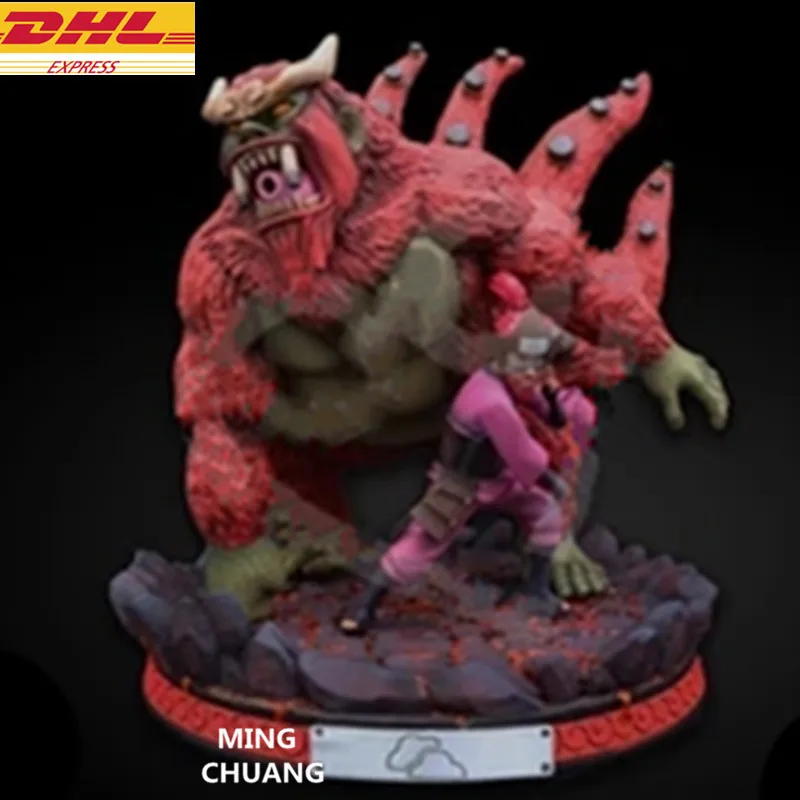 Статуя Наруто грудь четыре хвоста солнце Wukong полная длина полимерная фигурка