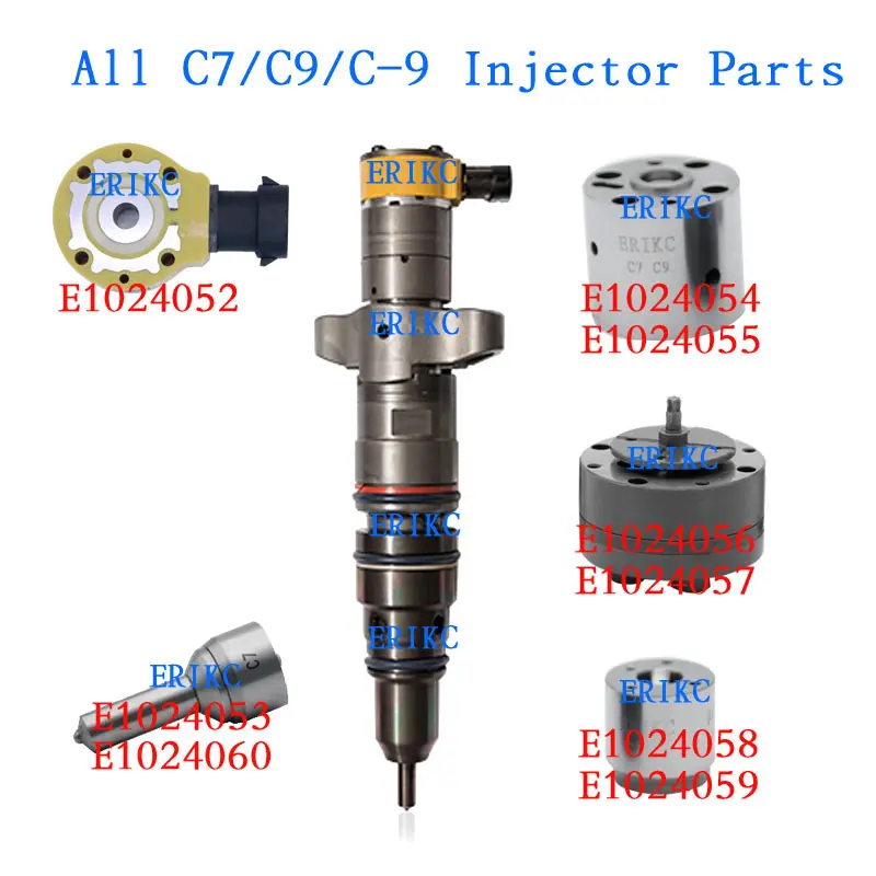 Форсунка системы питания аккумуляторной топливной ERIKC C7 10R7225 для CAT 263-8218 268-1835268-1839