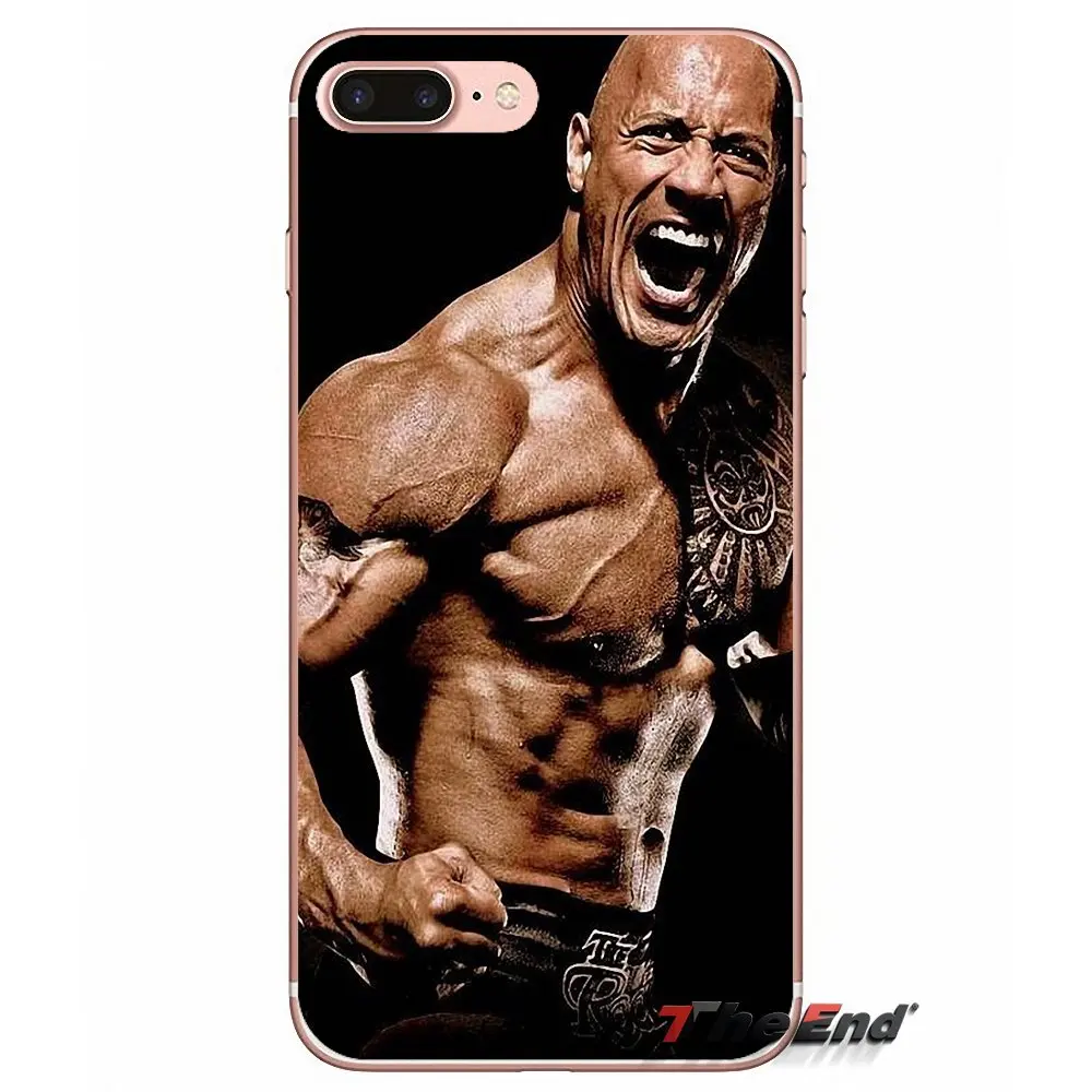 For Xiaomi Redmi 4 3 3S Pro Mi3 Mi4 Mi4i Mi4C Mi5 Mi5S Mi Max Note 2 Dwayne Johnson The Rock USA Star Soft Case | Мобильные телефоны