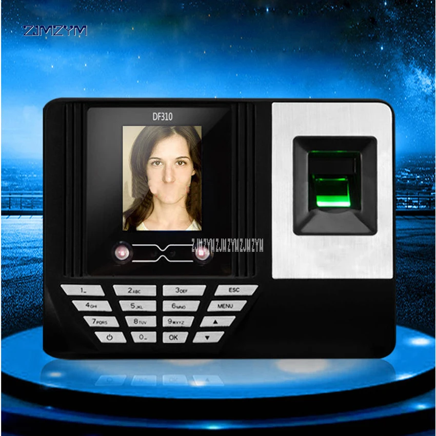 

DF310 face recognition attendance fingerprint punch card face recognition sign machine brush face to work punch 2.8 inch screen