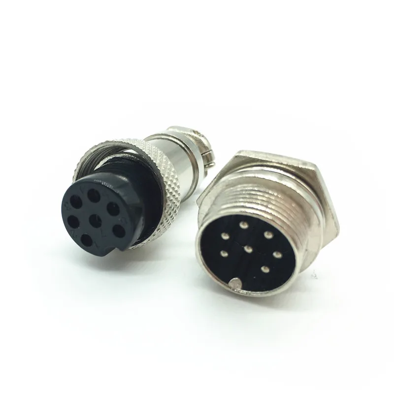 10 пар GX12-7 pin GX12 12 мм 7 контакты 250 В 15A мужской и женский электрический разъем