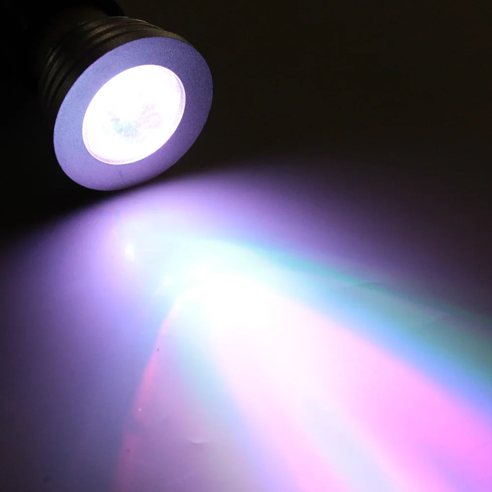 Cro светодиодный E27 3 Вт высокомощный RGB Светодиодный точечный светильник AC85 265V 24