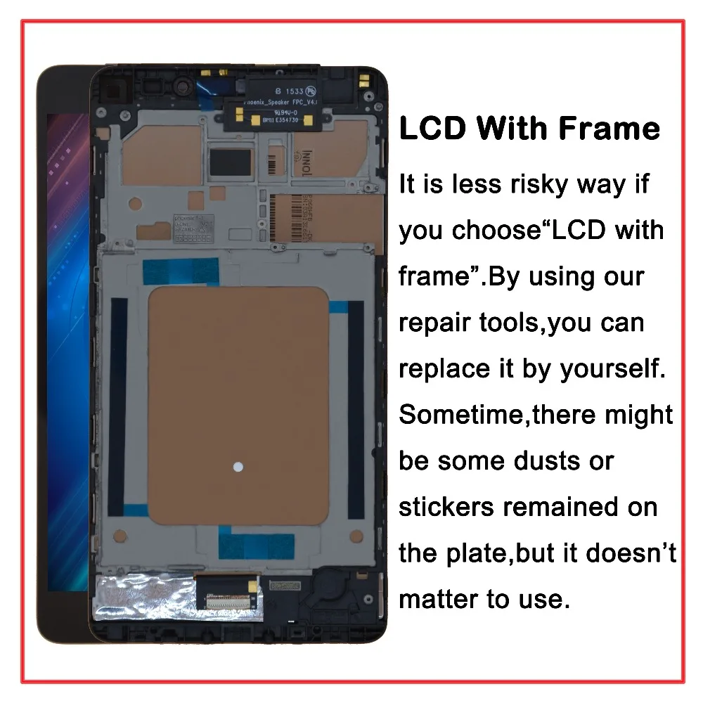 OPesea для lenovo Phab плюс PB1-770N PB1-770M PB1-770 полный ЖК-дисплей Дисплей Панель Сенсорный экран планшета Стекло в сборе с рамкой
