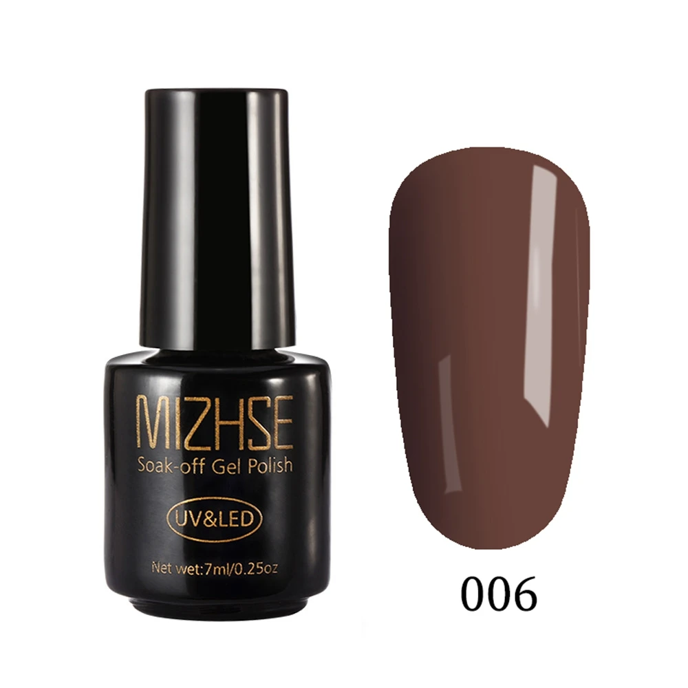 MQD006 MIZHSE 7 мл УФ-гель для ногтей УФ светодиодный Lakier hybrydowin Гибридный гвоздь гель, полирующие средства Vernis Полупостоянный УФ светодиодный Гель-лак - Цвет: MQD006