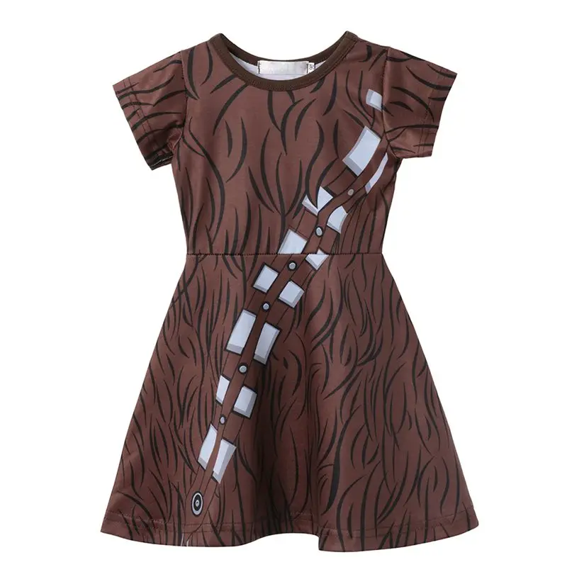 Dress N Платье принцессы для девочек Белль, Минни, Микки, Белоснежка, Эльза, Анна, Рапунцель, Ариэль, Золушка, Аврора, костюмы, платья на день рождения - Цвет: Dress N