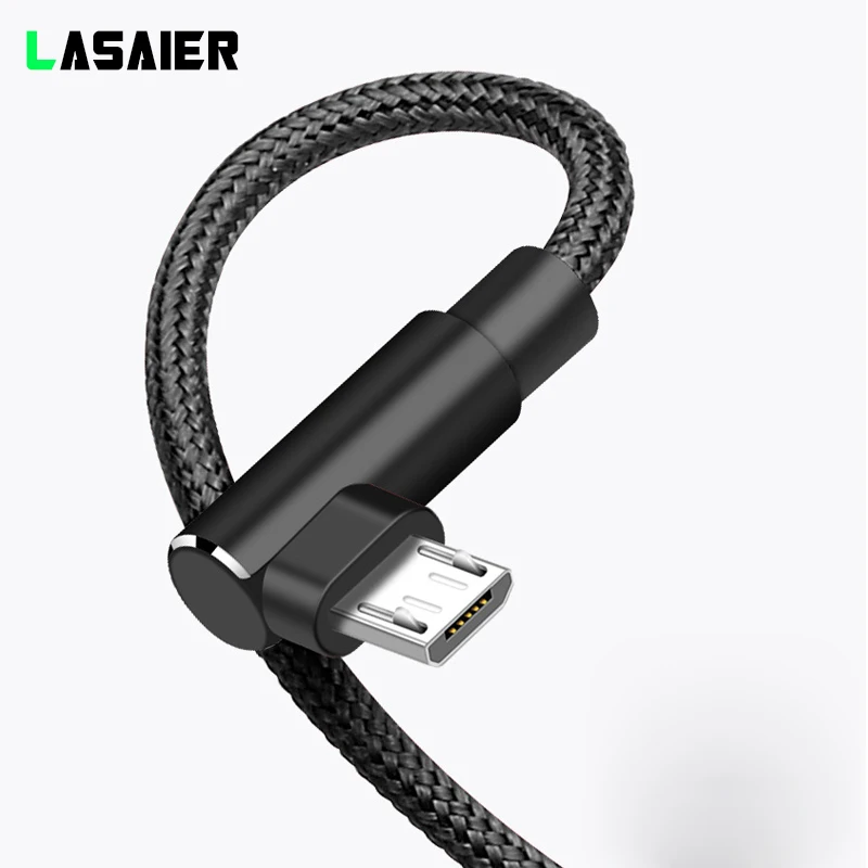 Кабель Micro USB для быстрой зарядки usb шнур 90 градусов кабель синхронизации данных