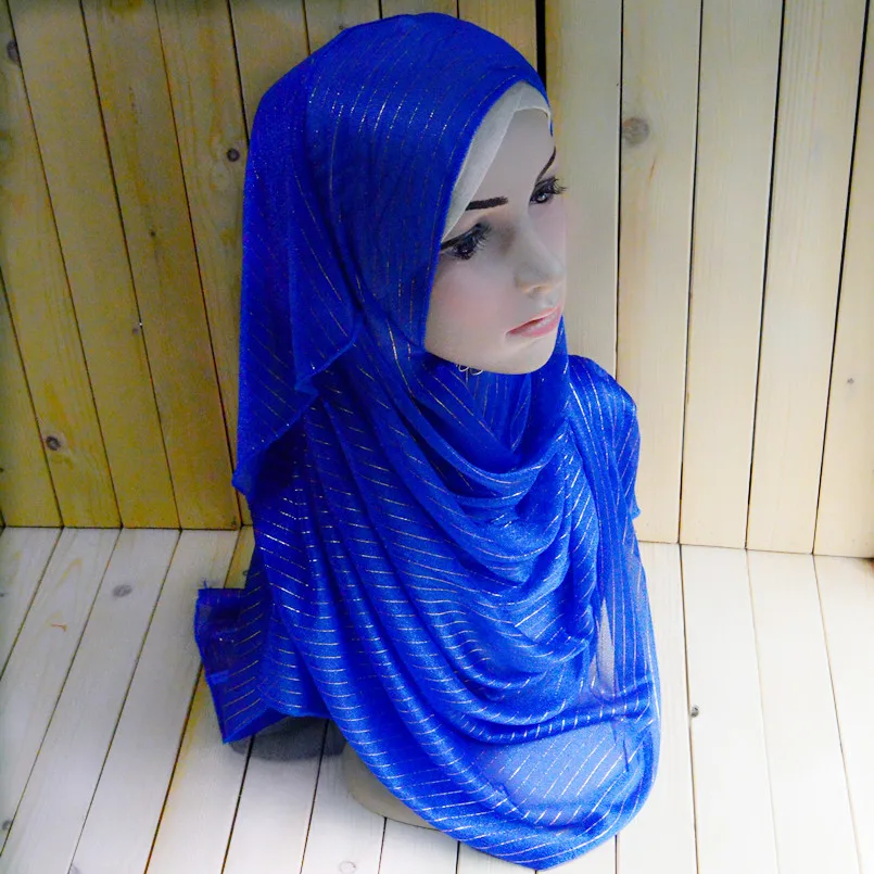 Mu1138 розничная продажа Золотая нить полоса леди обертывания благородный 165 см * 80