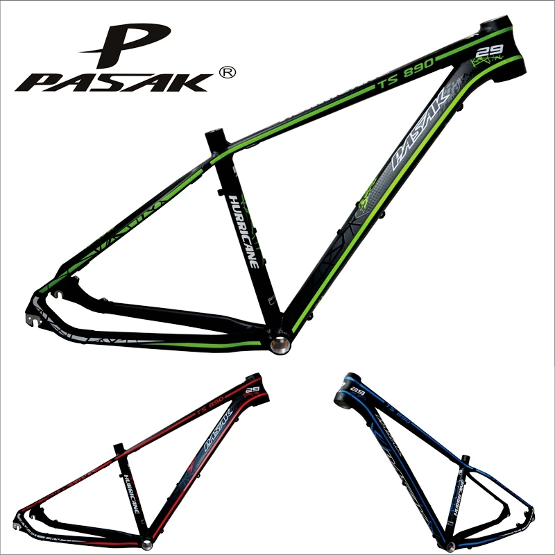 Pasak ts890 29 &quot* 15/17 дюймов 7005 Алюминиевый сплав горный велосипед рама ураган ультра