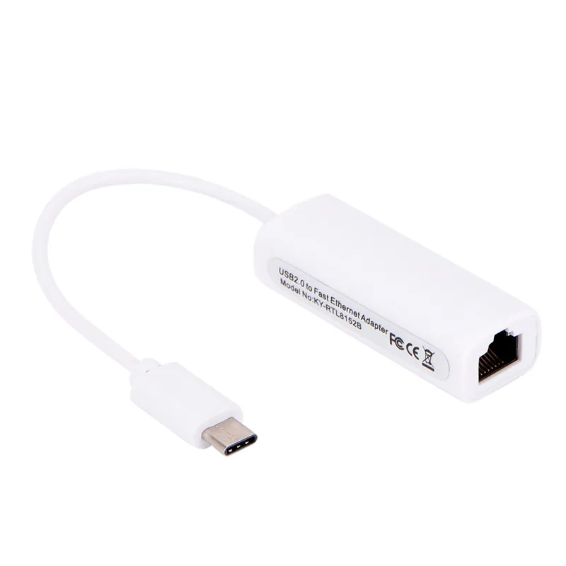 1 шт. белый кабель конвертер USB C типа к RJ45 2 0 адаптер Usb сетевой для ноутбука Macbook