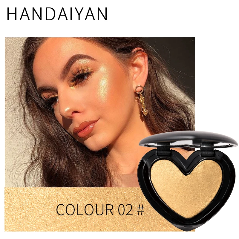 Blush Powder Highlighter Eye Shadow 2 in 1 Face Rouge Iluminador Shimmer Baked Contour Palette 6 Colors Fast Ship | Красота и