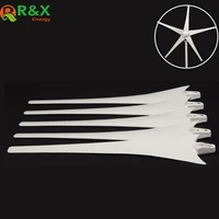 600mm650mm wind blade for 400w accessories power energy wind turbine white color nylon fber blade