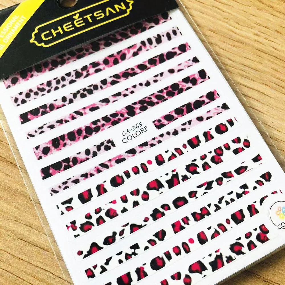 TSC-CA-368 view japan design Cheetsan brand newest 3d nail art stickers decals export quality gold sticker | Красота и здоровье