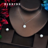 hibride european style luxury freshwater pearl flower jewelry sets women jewelry link necklace sets girl party gifts n 542