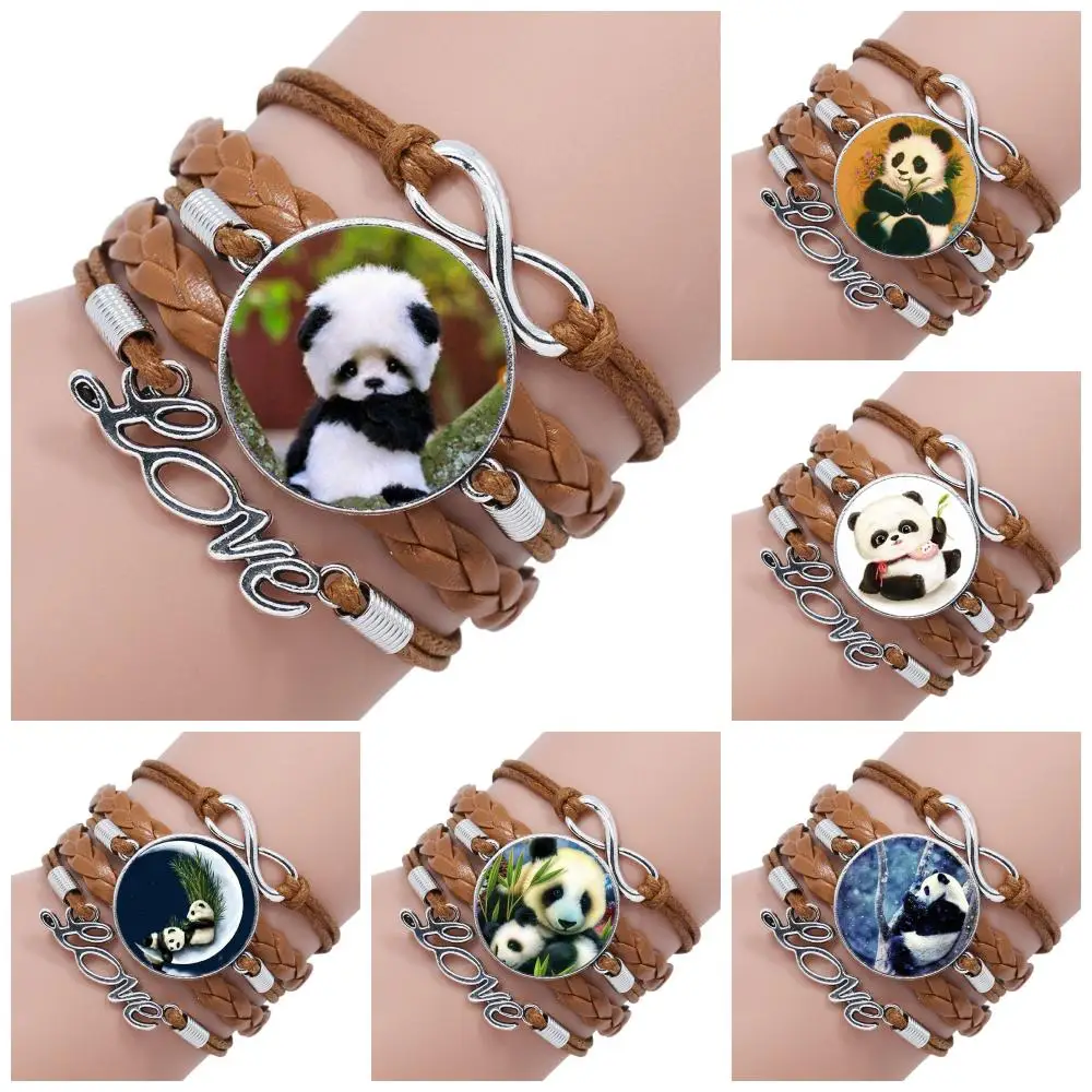 Гигантская панда для женщин Подарки мальчик ювелирные изделия Многослойный