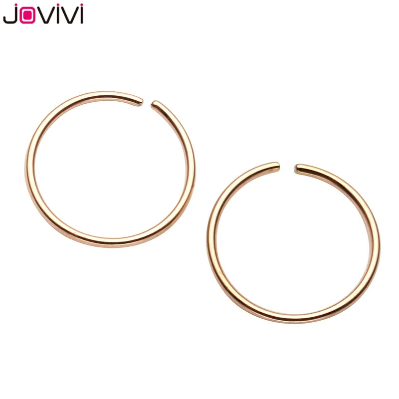 Кольцо для пирсинга JOVIVI из нержавеющей стали 316L 1 пара многофункциональное 20 г |