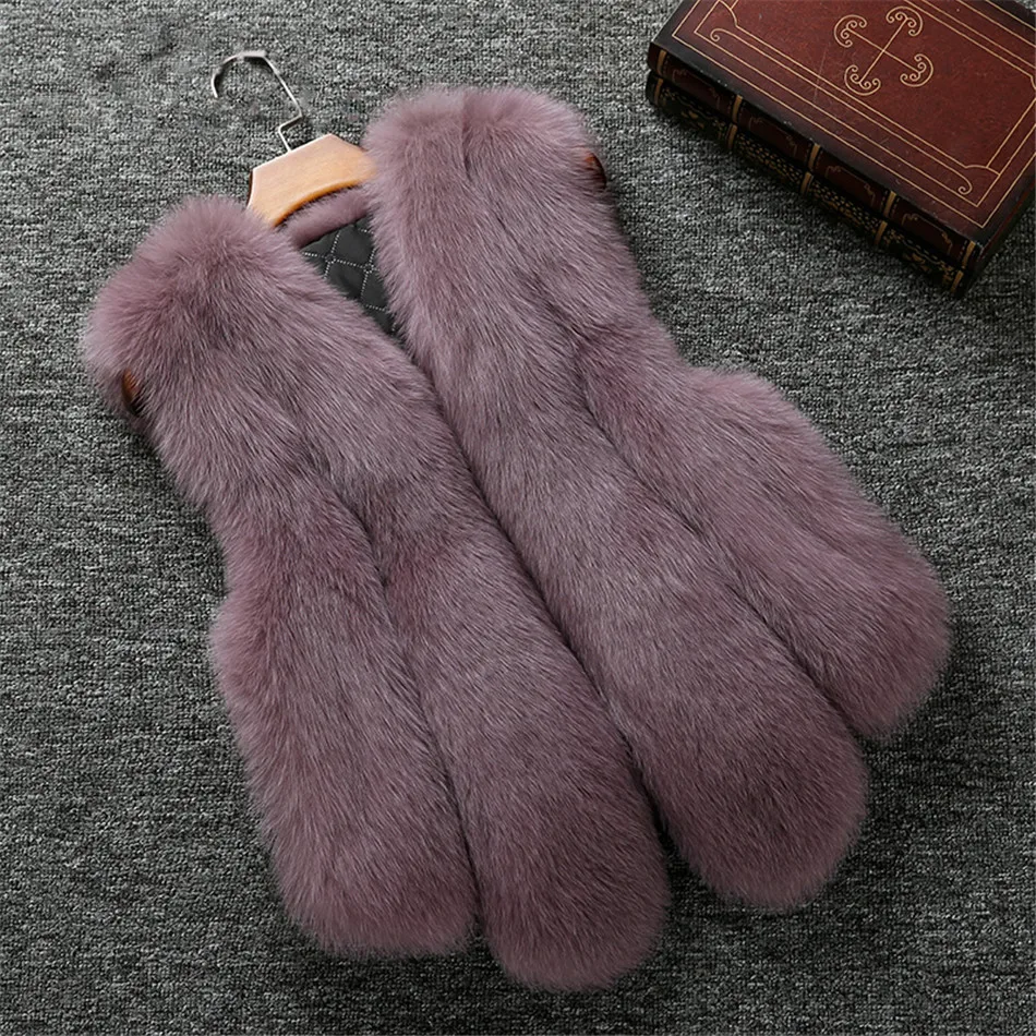 Real Genuine Dark Navy blue Short fox fur vest stripes Jacket coat sleeveless parka gilets Green Black Grey Nature White | Женская