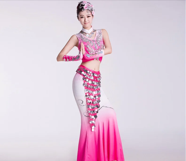 Одежда для сценического танца искусственный костюм традиционного китайского