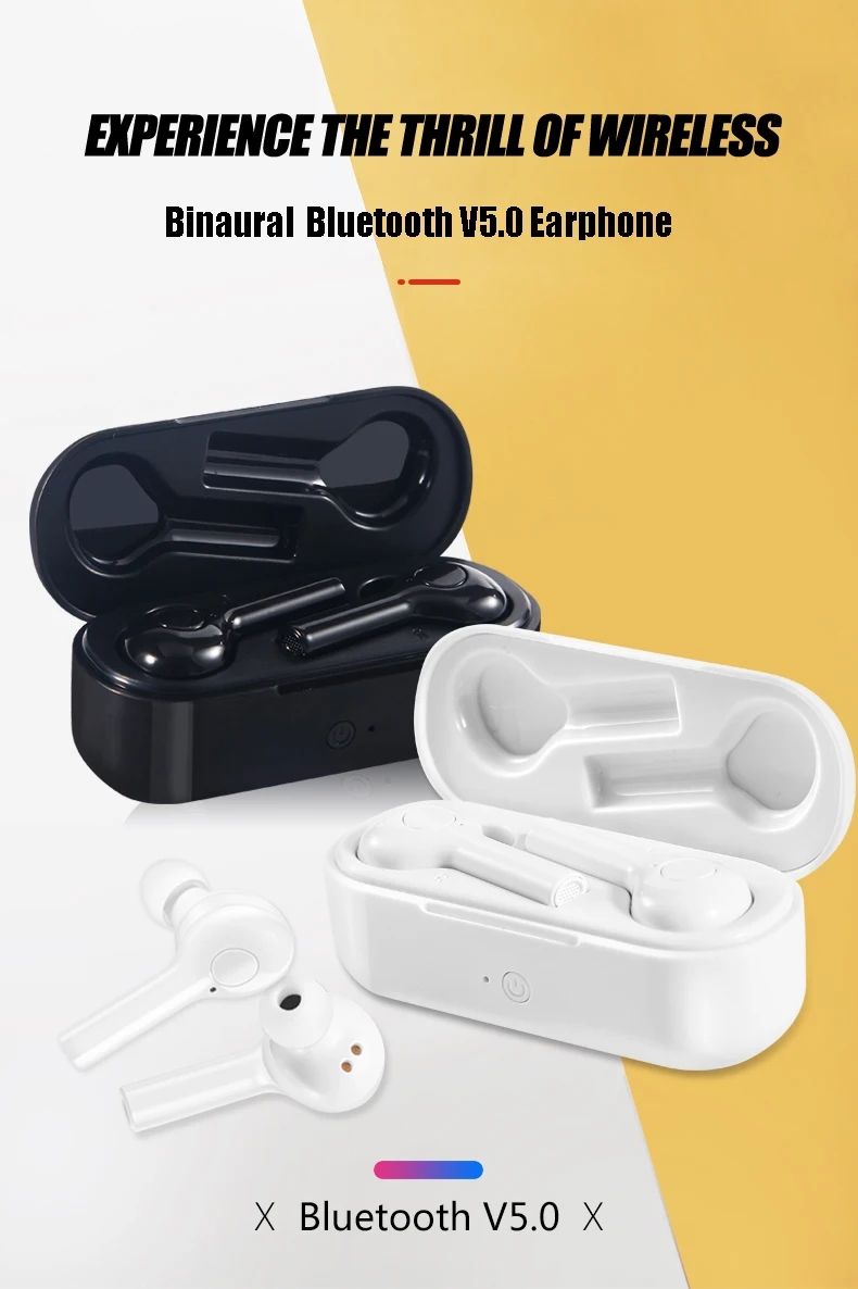 TW08 TWS беспроводные Bluetooth наушники-вкладыши одиночное/бинауральное соединение двусторонние стерео наушники для huawei samsung iPhone