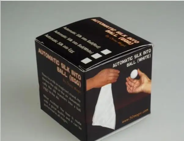 

Automatic Silk Into Ball (NEW) White/Red Color - Magic Trick,Stage Magic,Close Up,Fire,Comedy,Accessories,Gimmick