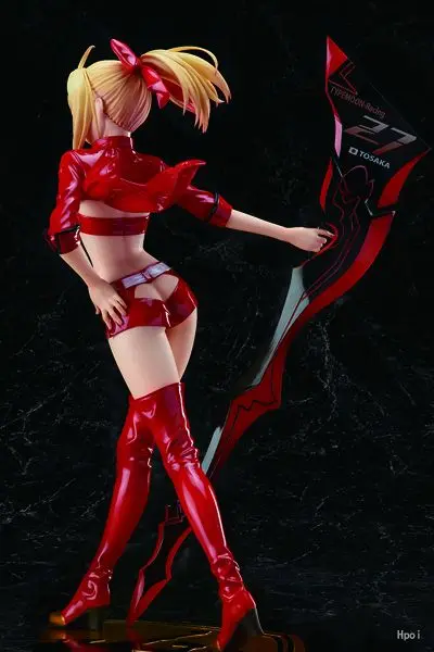 Fate/EXTRA Saber EXTRA TYPE MOON RACING ver. Пикантная фигурка из ПВХ модель игрушки 23 см