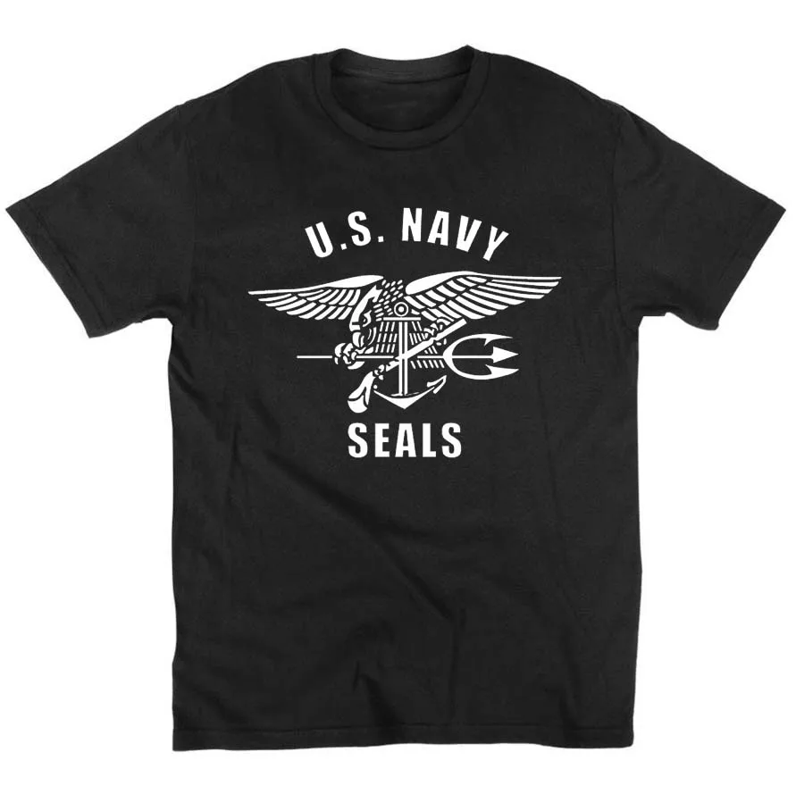 Новинка Camisetas Фитнес U. s. котики TEAM SIX футболки ВМС США уплотнения хлопковая