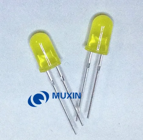 5 мм желтый светодиодный круглый светоизлучающий диод рассеянный туманный