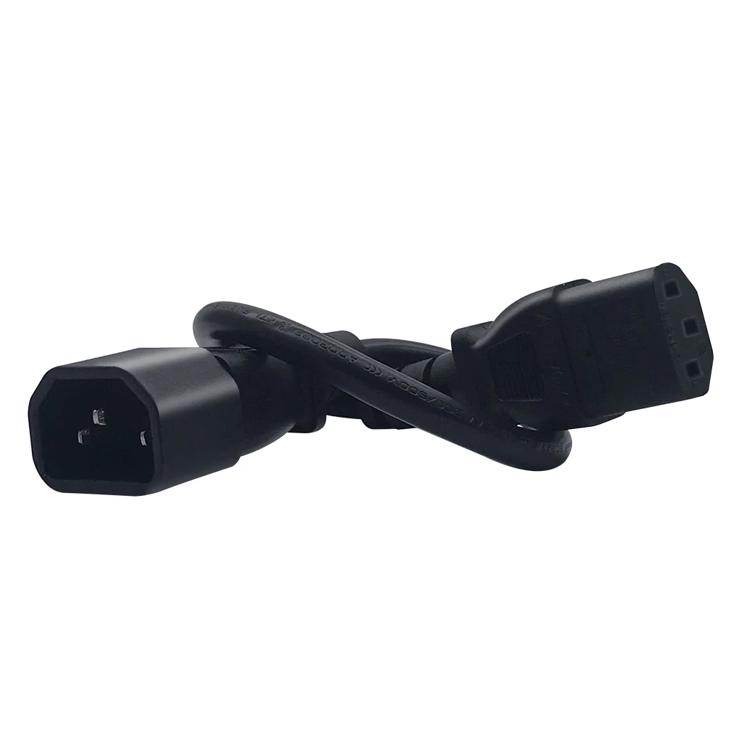JORINDO 0 5 M/1.6FT IEC320 C14 для C13 шнур питания переменного тока 3-контактный постоянного в