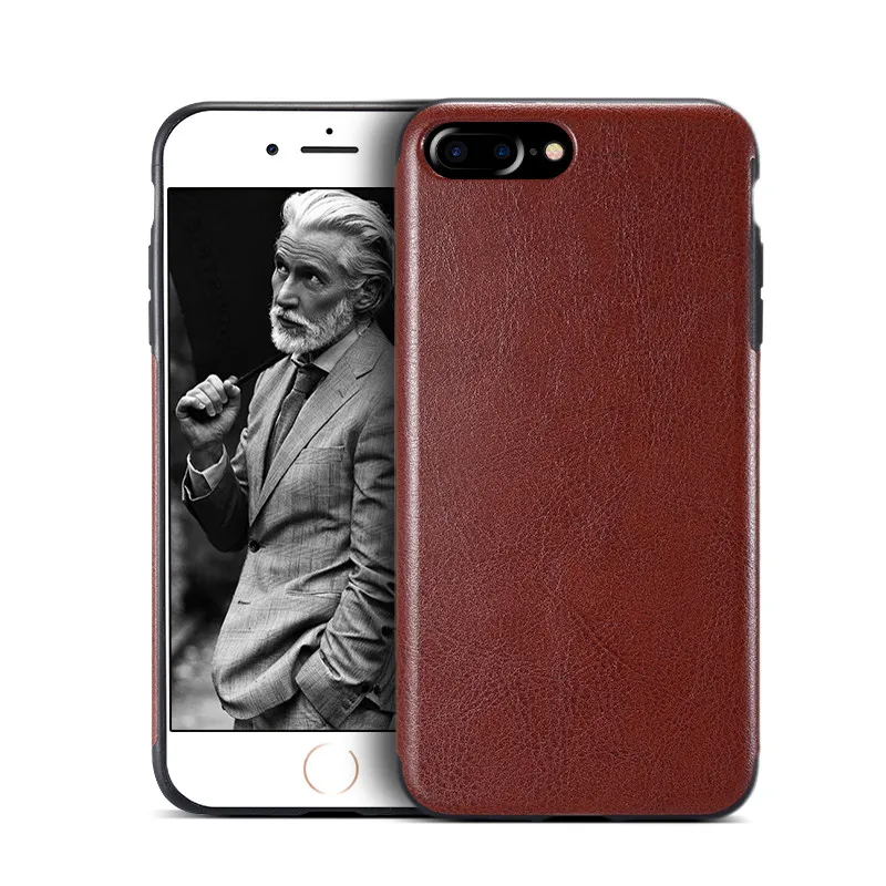 KISSCASE роскошные чехлы с рисунком Crazy Horse для iPhone X XS деловые 11 6 6s 7 8 Plus Кожаные