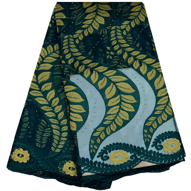 Оптовая Французский Шнурок Ткани С Камнями Высокого Качества Африканская Сеть