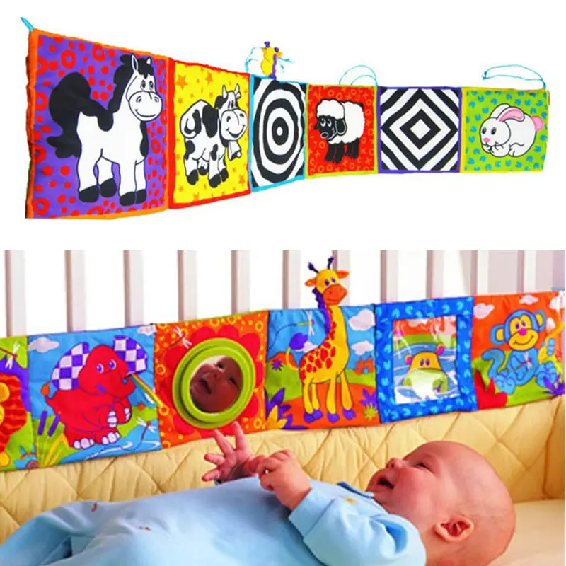 MengBear детская кроватка бампер для детской кроватки тканевая книга игрушка