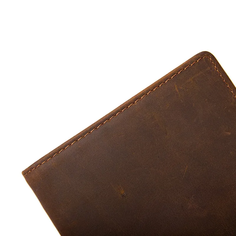 Дизайнерский брендовый кошелек для мужчин винтажный Повседневный бумажник из