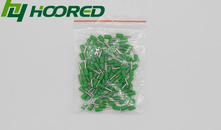 E0506 трубки Изоляционные изолированные клеммы 0.5MM2 кабель провод разъема 100