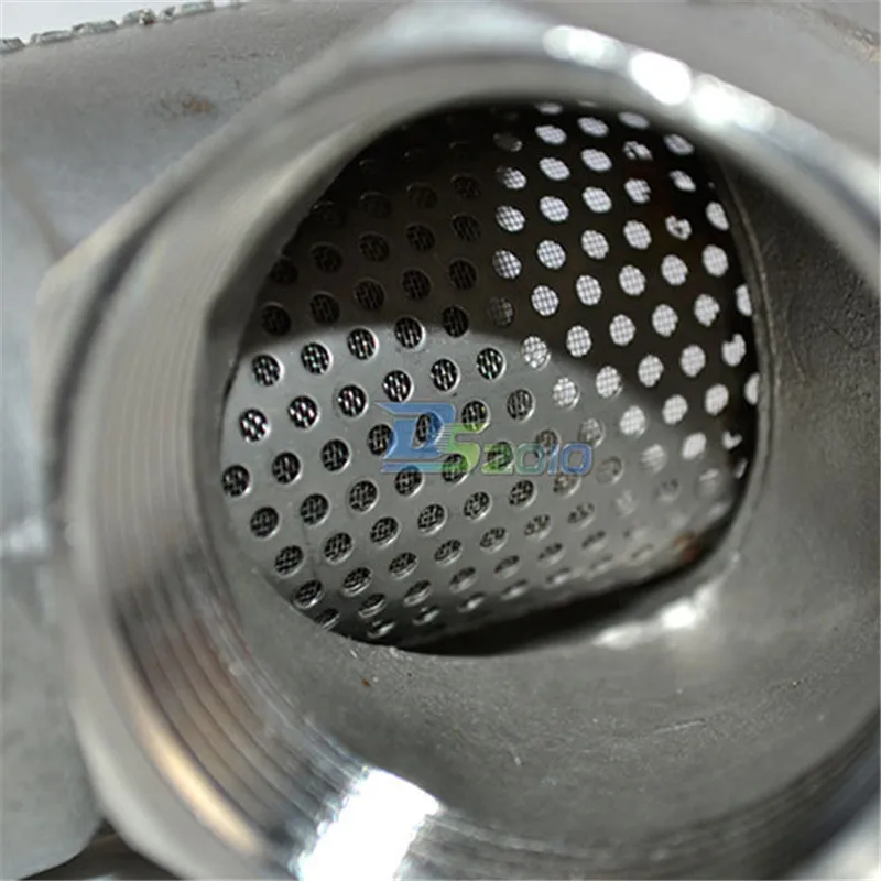 MEGAIRON BSPT 1 1/4 &quotDN32 CF8M WYE фильтрующий клапан из нержавеющей стали SS316 с сеткой 00 мм