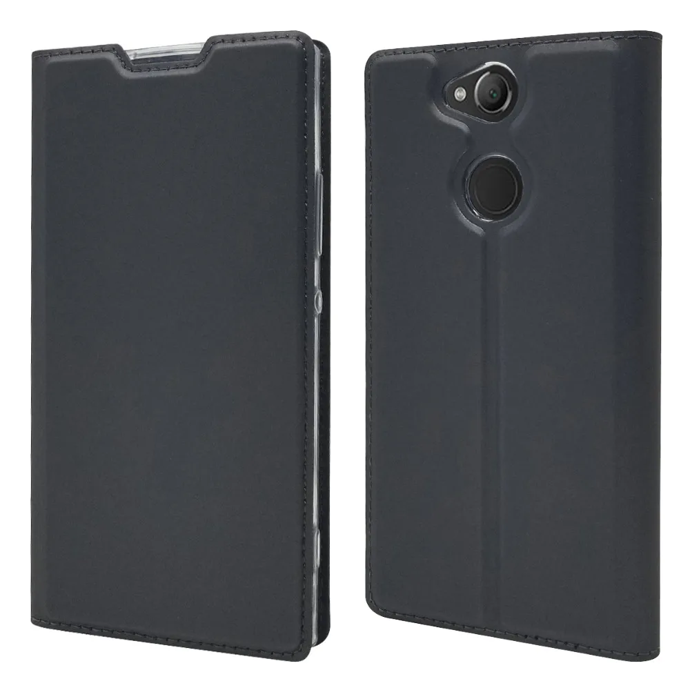 Кожаный чехол для телефона Etui sony Xperia XA2 5,", Магнитный чехол xa2, чехол для sony XA2 XA 2 H3113 H3123 H3133 H4133 H4113, чехол