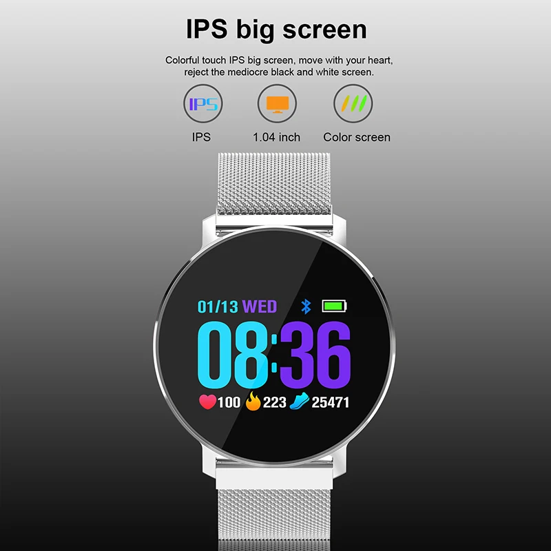 Фитнес браслет смарт кровяное давление часы для мужчин Pulsera Inteligente Pulsometro монитор