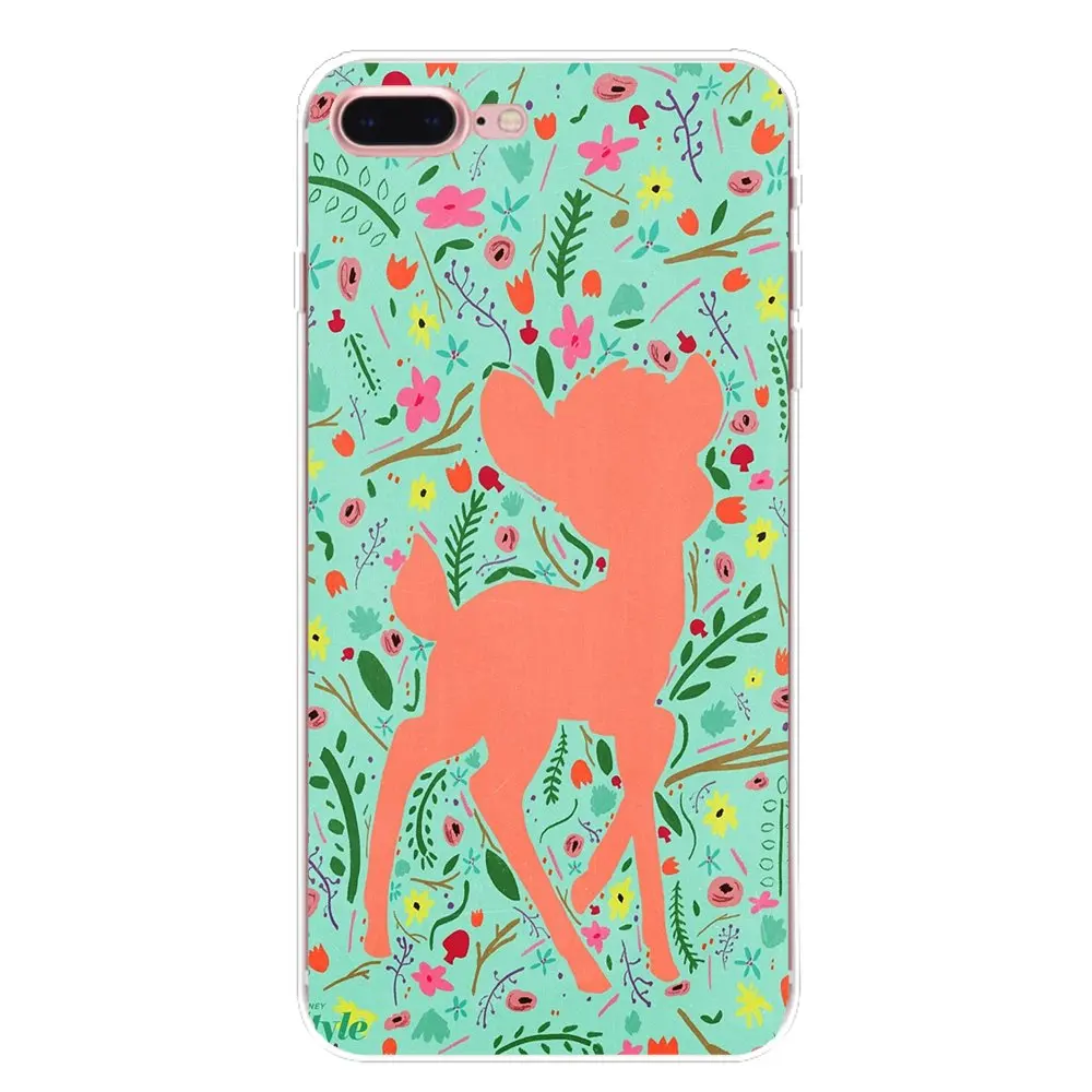 For Samsung Galaxy S2 S3 S4 S5 MINI S6 S7 edge S8 S9 Plus Note 2 3 4 5 8 Coque Fundas Silicone Case Cute Bambi fawn hearts anime |