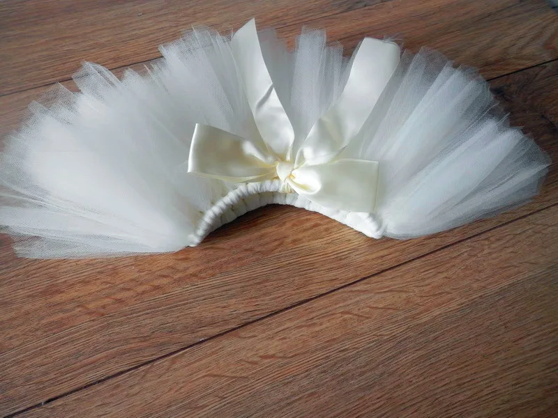 Реквизит для фотосессии новорожденных Юбка-пачка ручной работы с павлином