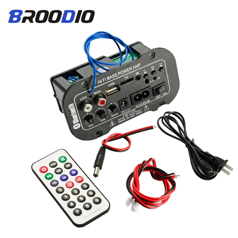 Автомобильный Bluetooth цифровой усилитель доска 25 Вт аудио усилители с USB ЦАП FM радио TF плеер сабвуфер Amplificador для динамика