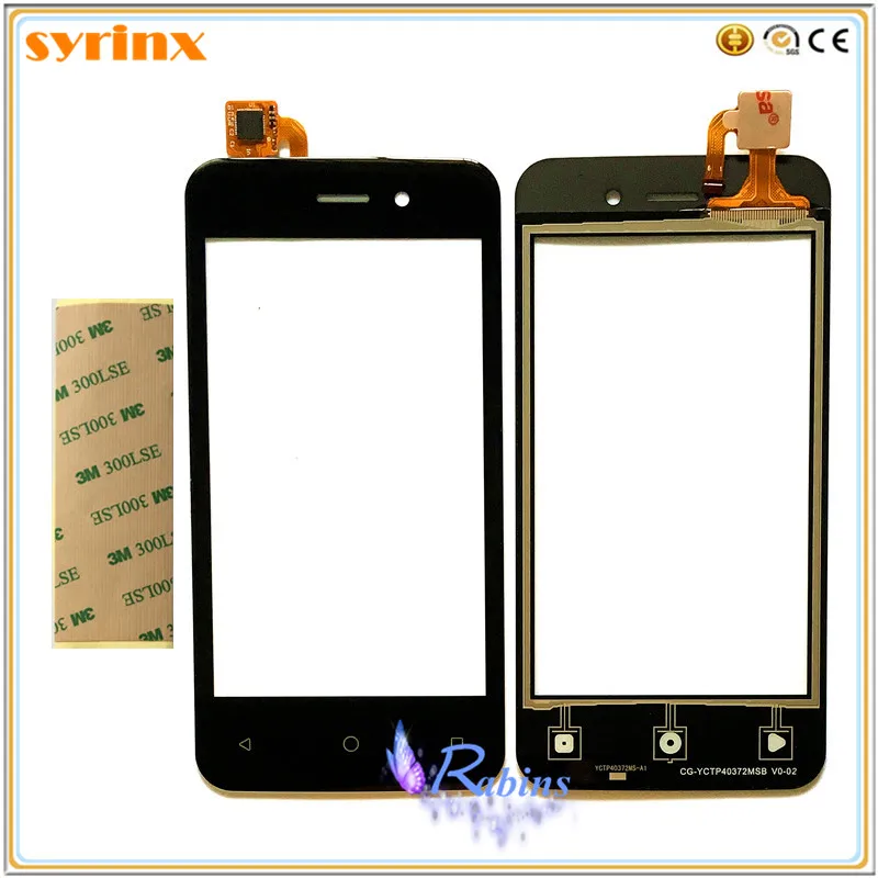 SYRINX 3m лента сенсорный экран стекло для BQ BQS 4026 BQS4026 Сенсорная панель Датчик