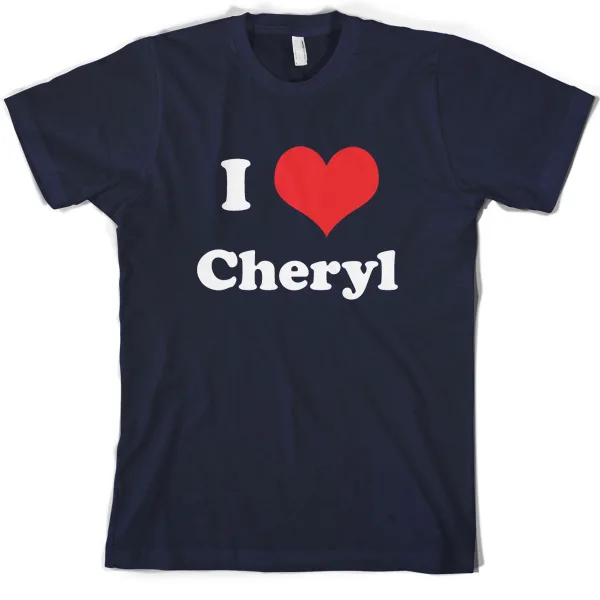 I love Cheryl Мужская футболка тур/подарок/Коул/рукав Горячая печать мужская короткий