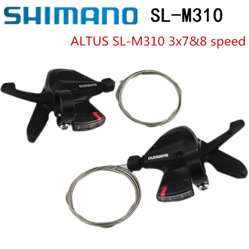 SL M310 SHIMANO 3x8 3x7 21 24 Переключатель скоростей триггер набор Rapidfire Plus w/кабель