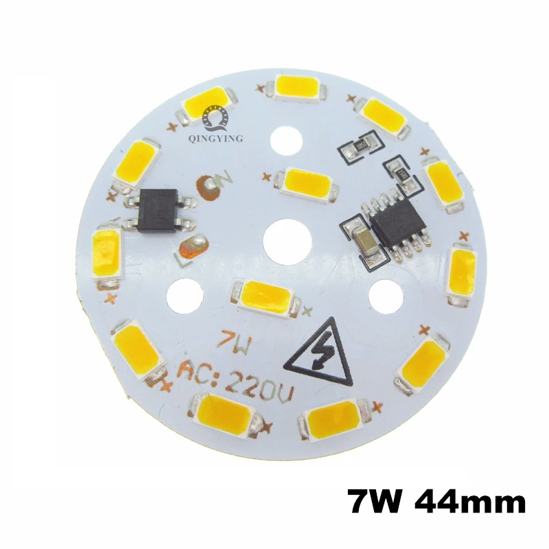 10 шт. светодиодная алюминиевая пластина SMD 220 5730 В переменного тока 7 Вт|led|led aluminum