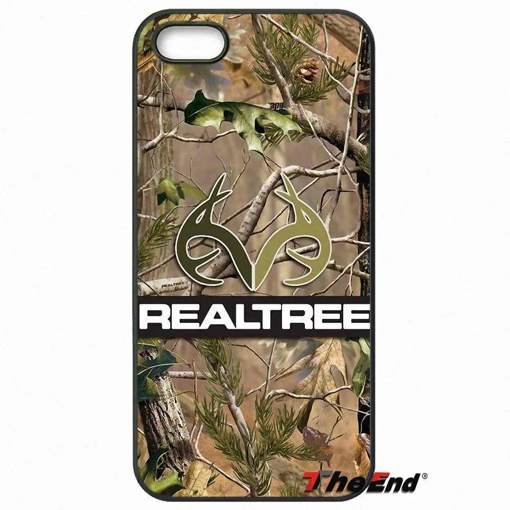 Для iPhone X 4 4S 5 5C SE 6 S 7 8 плюс Galaxy J5 J3 A5 A3 2016 s5 S7 S6 край Гибридный цветок филиал Realtree